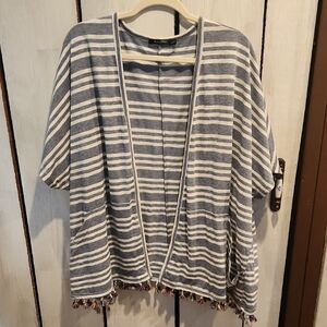Anthropologie Doe & Rae Striped Kimono Size Medium